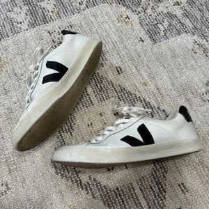 Veja White and Black Women's Sneakers